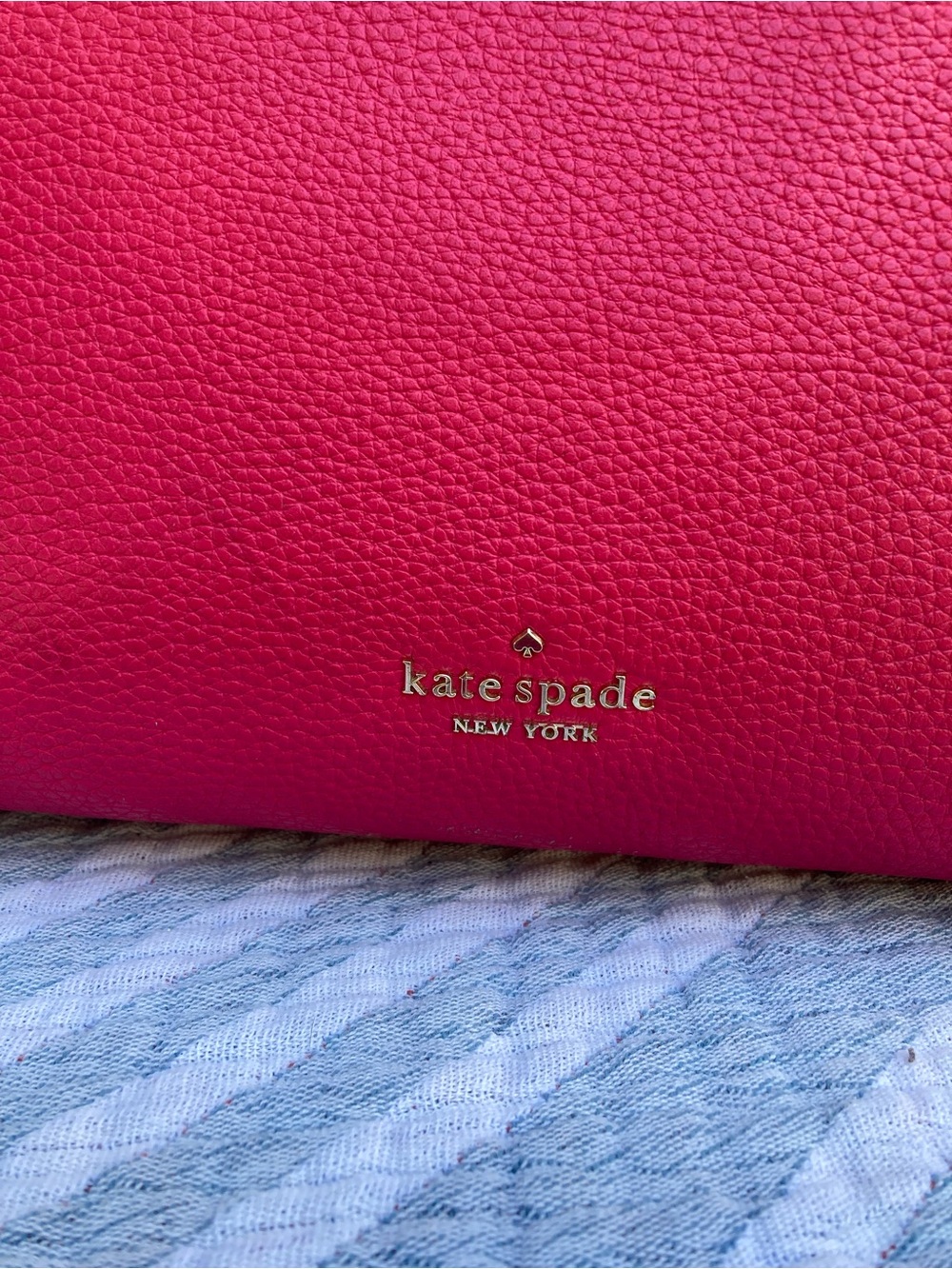 kate spade DarkPink Leather Satchel with Strap - Picture 2 of 7
